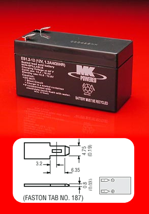 MK Battery ES1.2-12  ES1.2-12