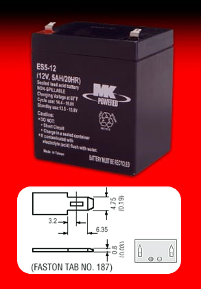MK Battery ES5-12  ES5-12