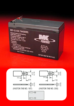 MK Battery ES7-12  ES7-12