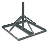 Non-penetrating Roof Mount - 60&amp;quot; Mast with 1.25&amp;quot; O.D. VMPFRM-125