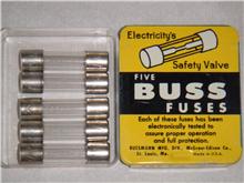 Buss Fast Acting Miniature Fuse  .25&quot; X 1&quot; (5&amp;nbsp;Pack) (2.5 Amp) AGX-2.5