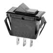 NTE Rocker Switch, Miniature Snap-In DPST/20A