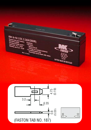 MK Battery ES1.9-12  ES1.9-12