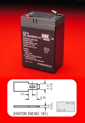 MK Battery ES4-6 ES4-6