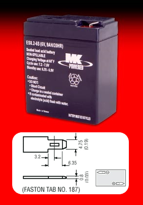MK Battery ES8.2-6S  ES8.2-6S