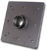Ceiling plate for standard 1&amp;quot; n.p.t. plumbing pipe VMPCP-2